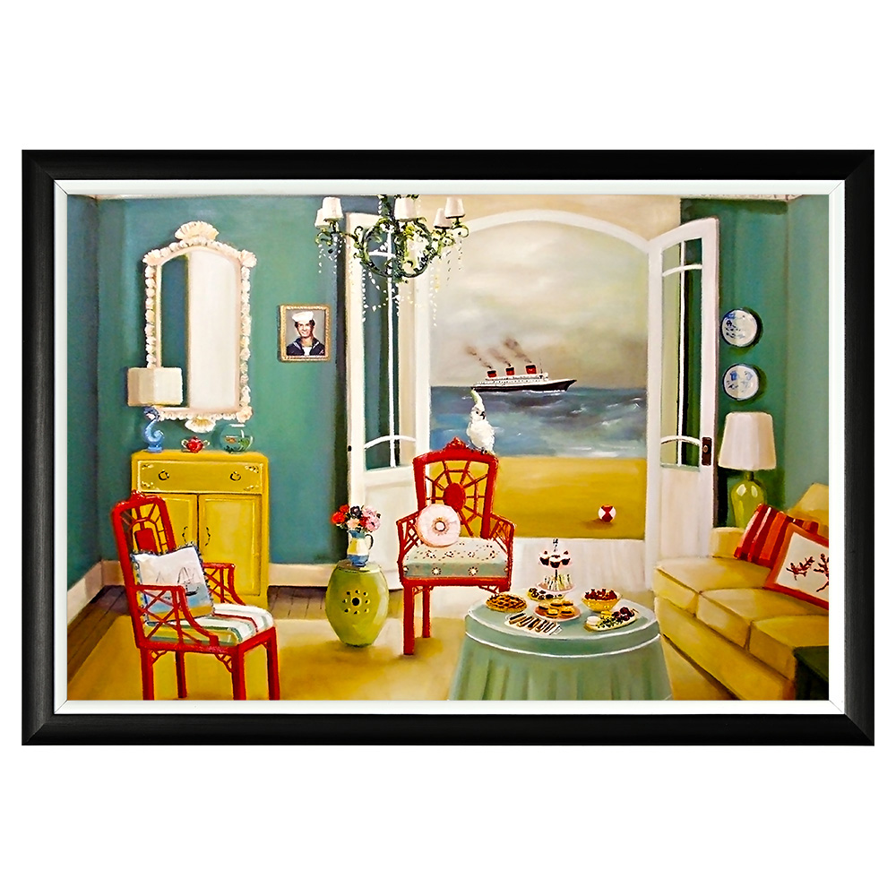 896519353_1818 Арт-постер "Белый попугай" Object Desire 