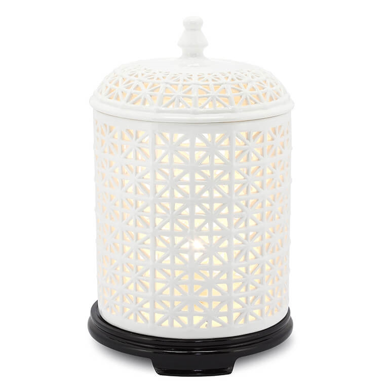 500237-10 ABHIKA СВЕТИЛЬНИК MING CYL WHITE 