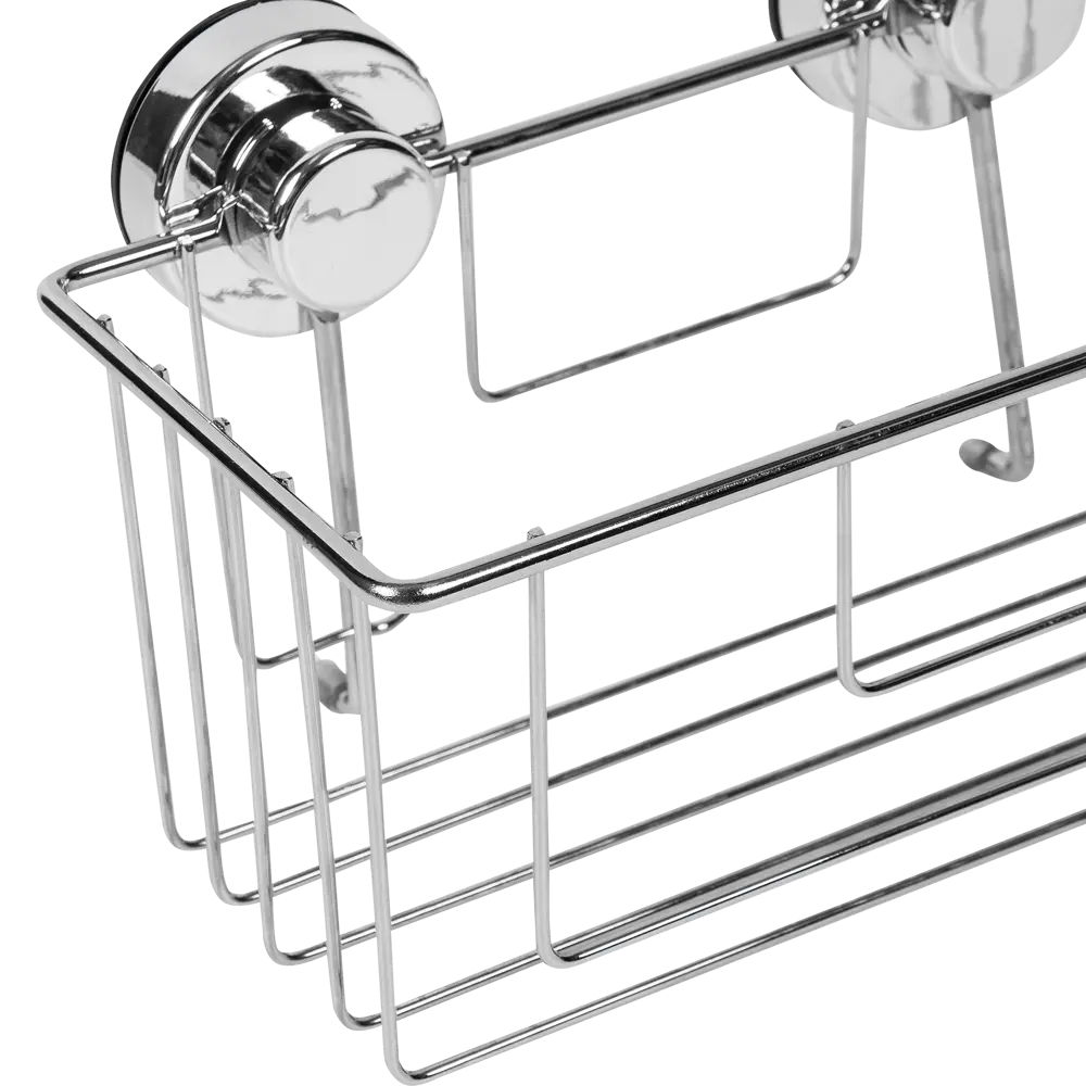 Полка для ванной комнаты Sensea «Simply Lock» на присоске металл SIMPLY LOCK XP STLM-2166822 - Вид №3