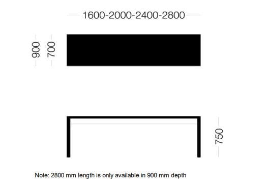 Прямоугольный стол Sellex Zubi Light ARCH-00141039 - Вид №10