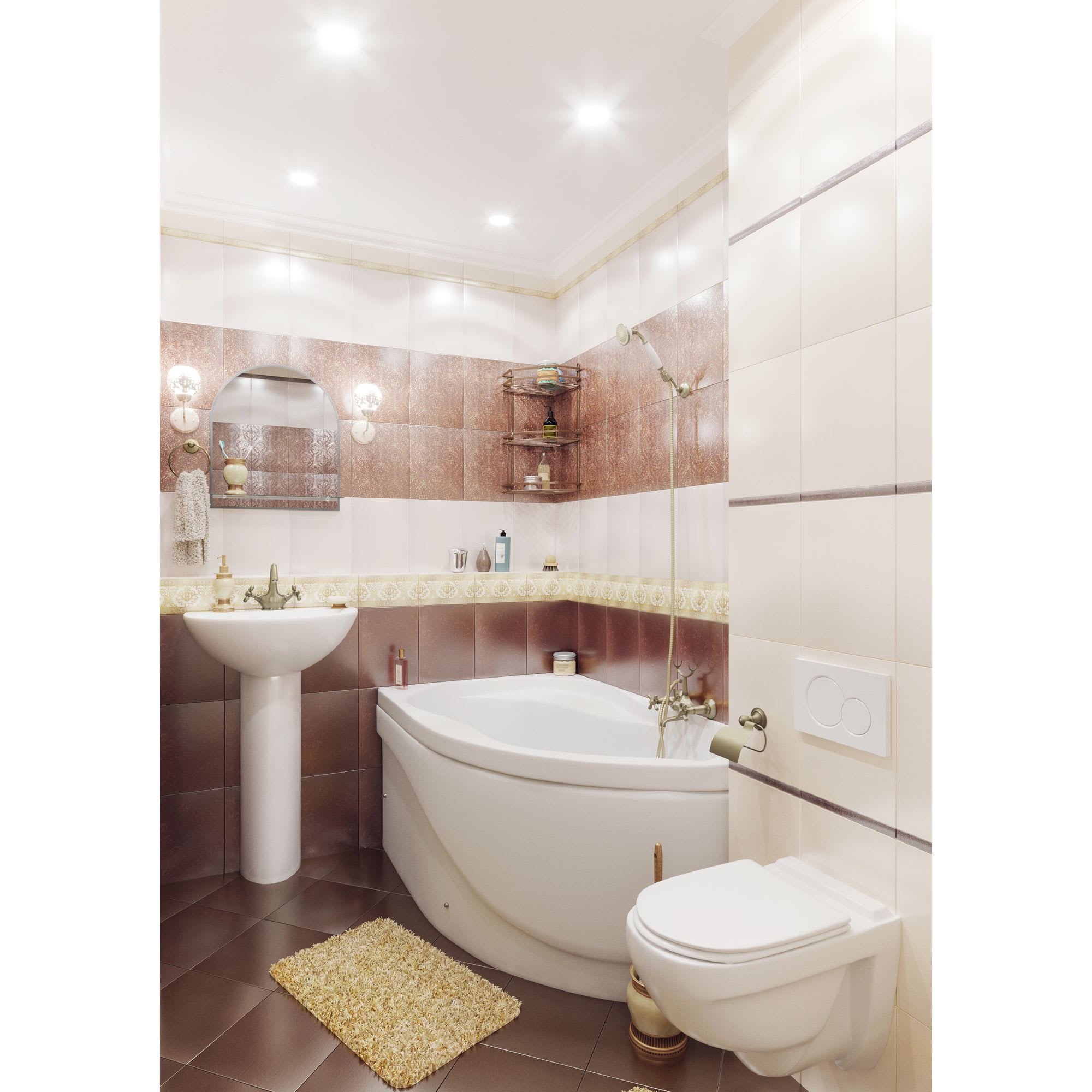 15031580 Керамогранит «» 30х30 см 1.35 м2 цвет коричневый Катар Santreyd  - Вид №4