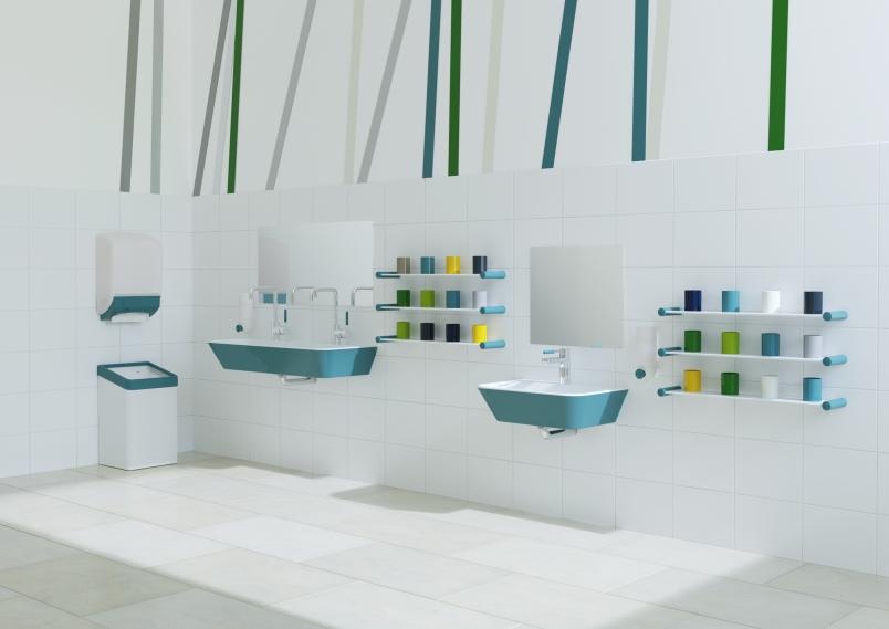 AQ1.12M10640 Однорычажный смеситель для раковины HEWI Kids - Вид №17