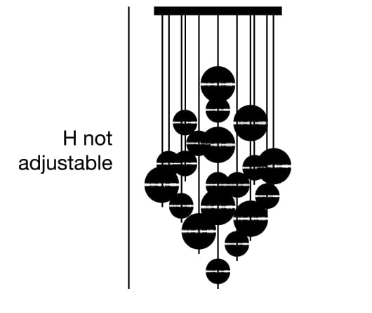 Светодиодная подвесная лампа из стекловолокна Catellani & Smith PostKrisi ARCH-00130114 - Вид №7