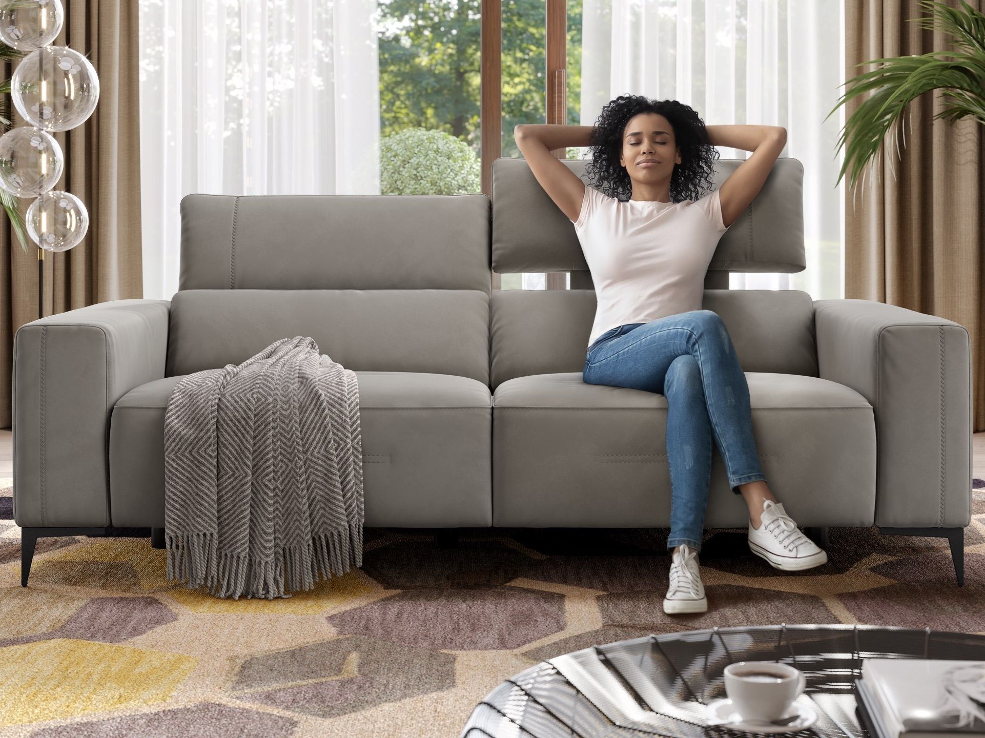 3-местный тканевый диван Sofanella Teramo ARCH-00110433 - Вид №2