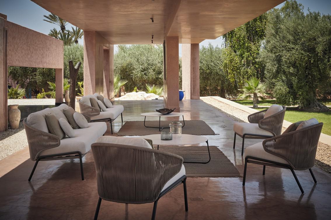 2,5 мест. диван фиксированный лава бронза Manutti Radius MNST744 - Вид №8