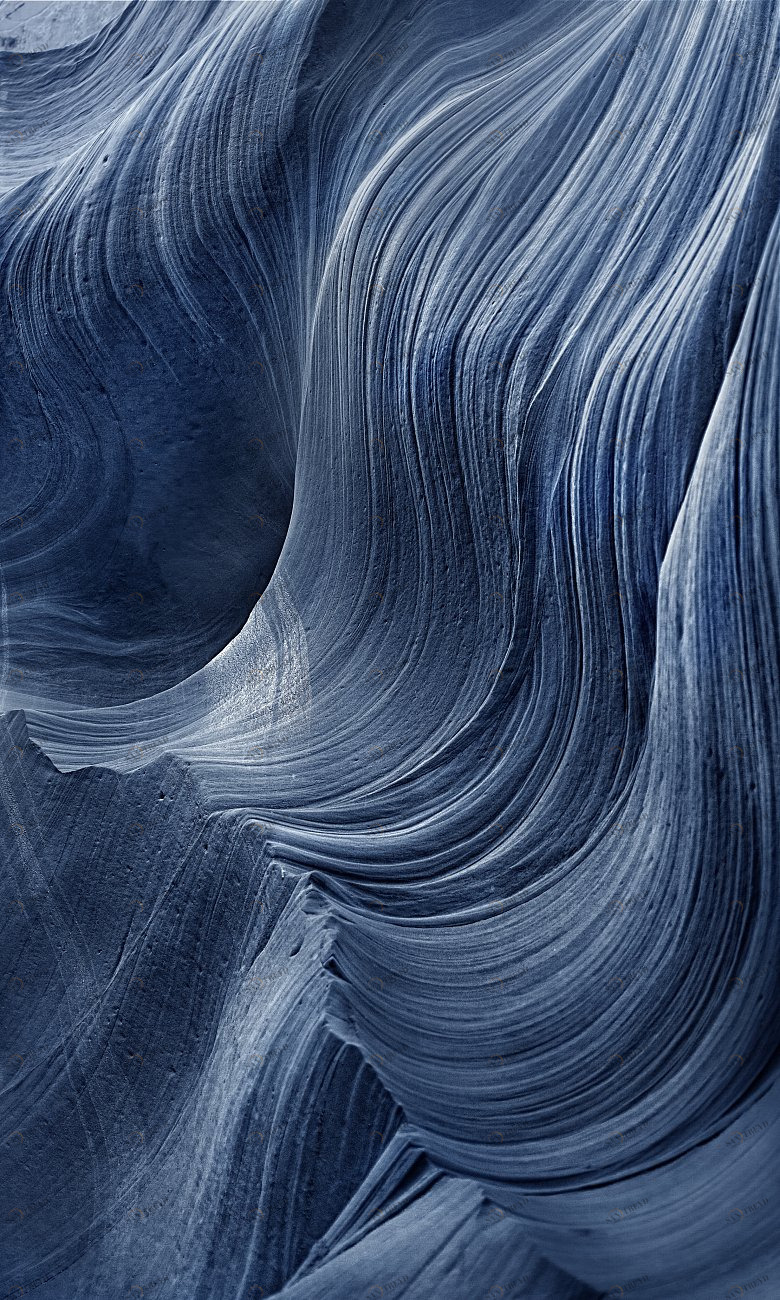 Фотокартина 48х80 см "Шелк" PANKOVSKY STUDIO ПЛАСТИФИКАЦИЯ 015908 Голубой;серый 