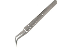18597013 Загнутый пинцет BK-V9 7-Sa metal with holes 496072 BAKU