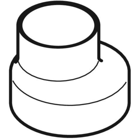 308.050.14.1 Переход эксцентриковый Geberit Silent-db20, короткий Geberit  - Вид №1