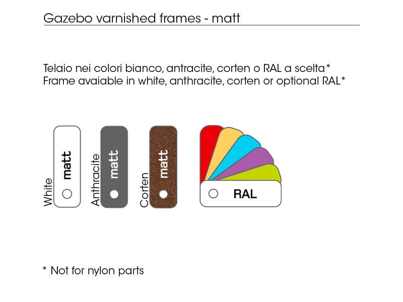 Алюминиевая беседка с раздвижной крышкой Crema Outdoor LEUCOS ARCH-00032052 - Вид №4