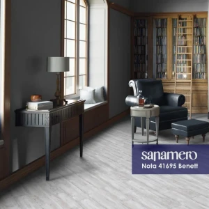 91778261 SPC плитка Sanamero Nota Benett 42 класс толщина 3.60 мм 2.23 м², цена за упаковку STLM-1397399