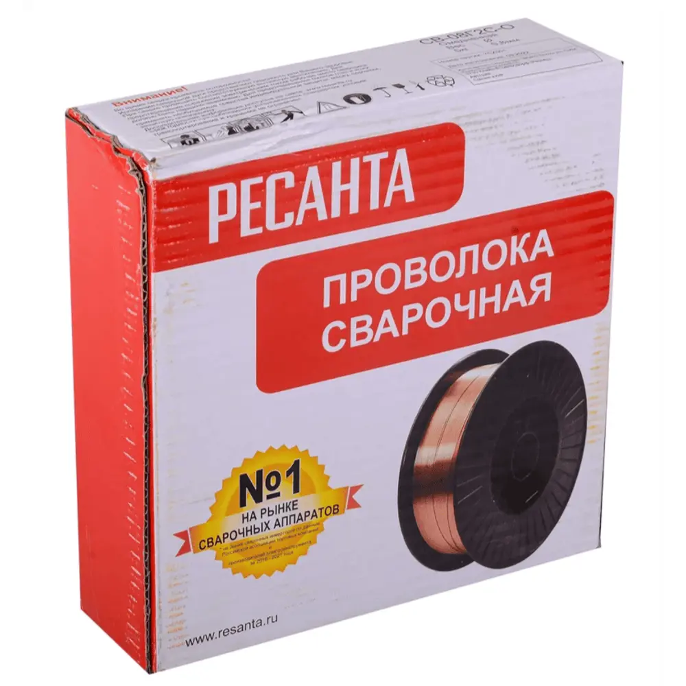 Сварочная проволока Ресанта СВ08Г2СО омедненная 0,8 мм 5 кг 89434708 STLM-1575997 - Вид №3