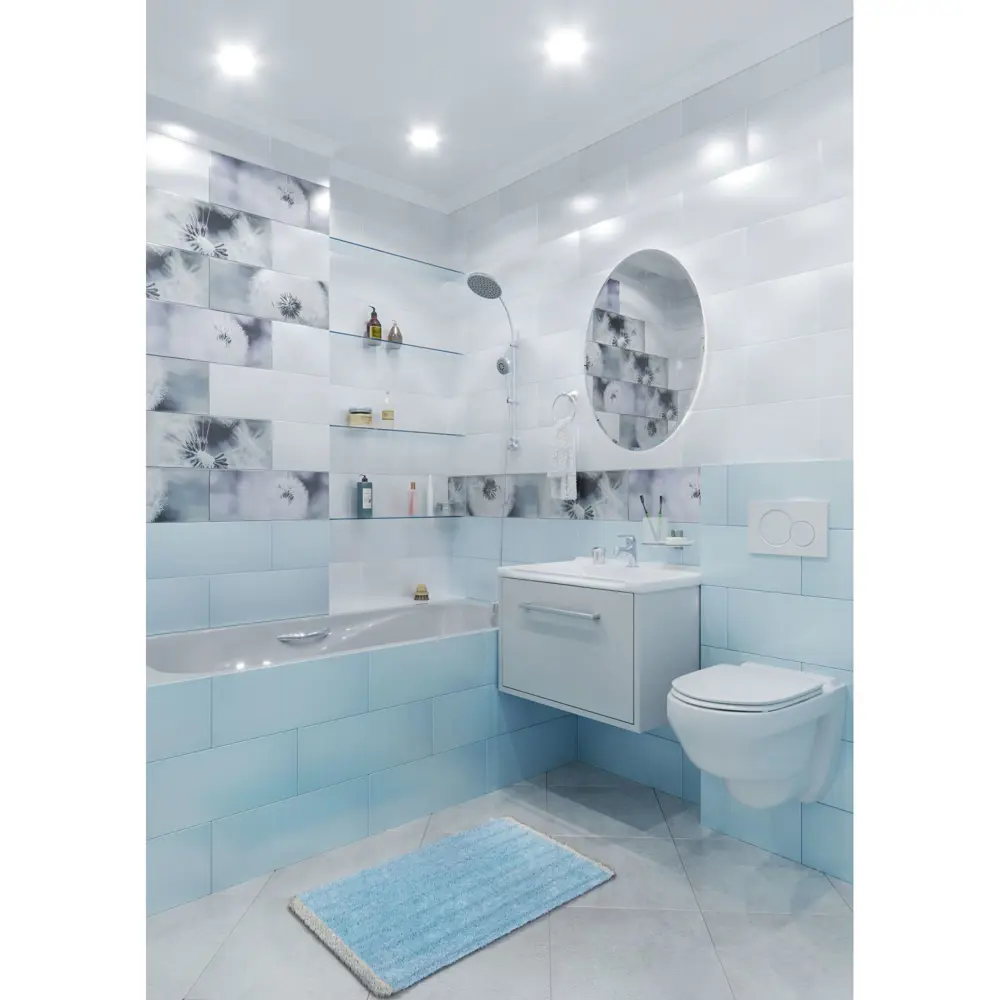 Плитка настенная «Концепт» 7С 50x20 см 1.4 м² цвет белый 82383409 STLM-2055472 Santreyd - Вид №5