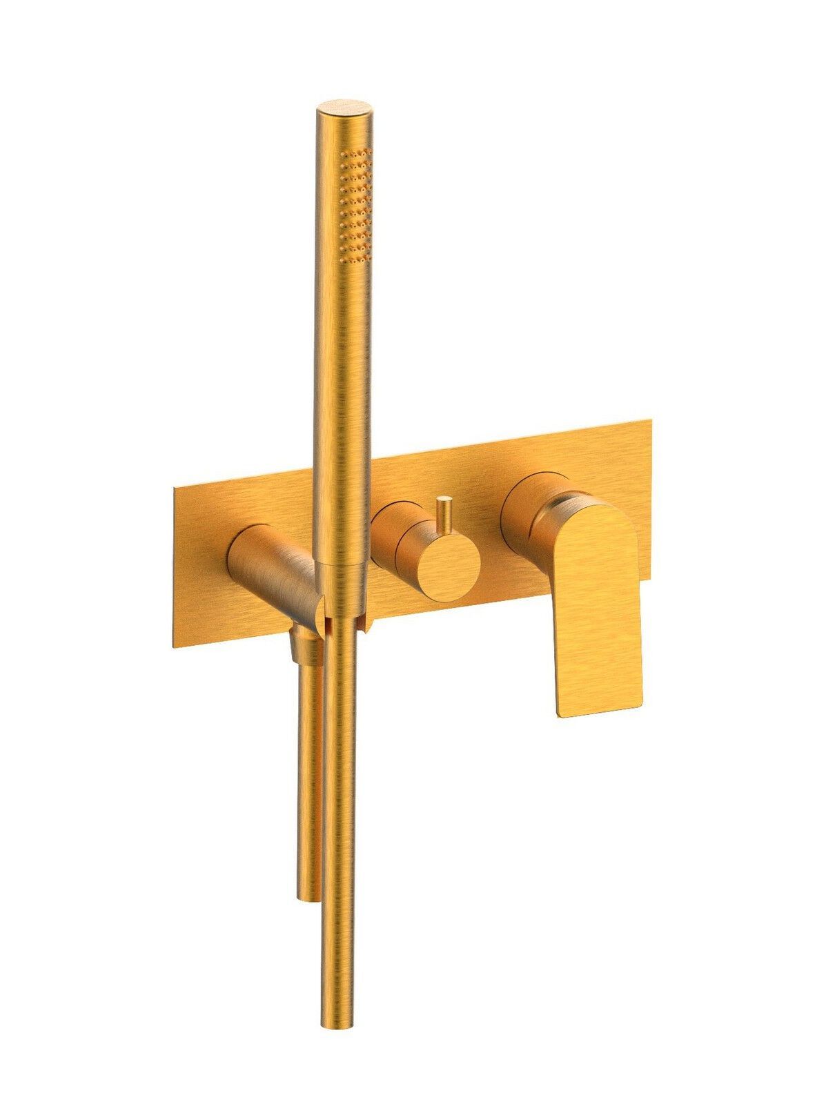 Однорычажный смеситель для душа с 3 отверстиями и ручным душем Rubinetterie Frattini отдельная эстетика ARCH-00018219 - Вид №9