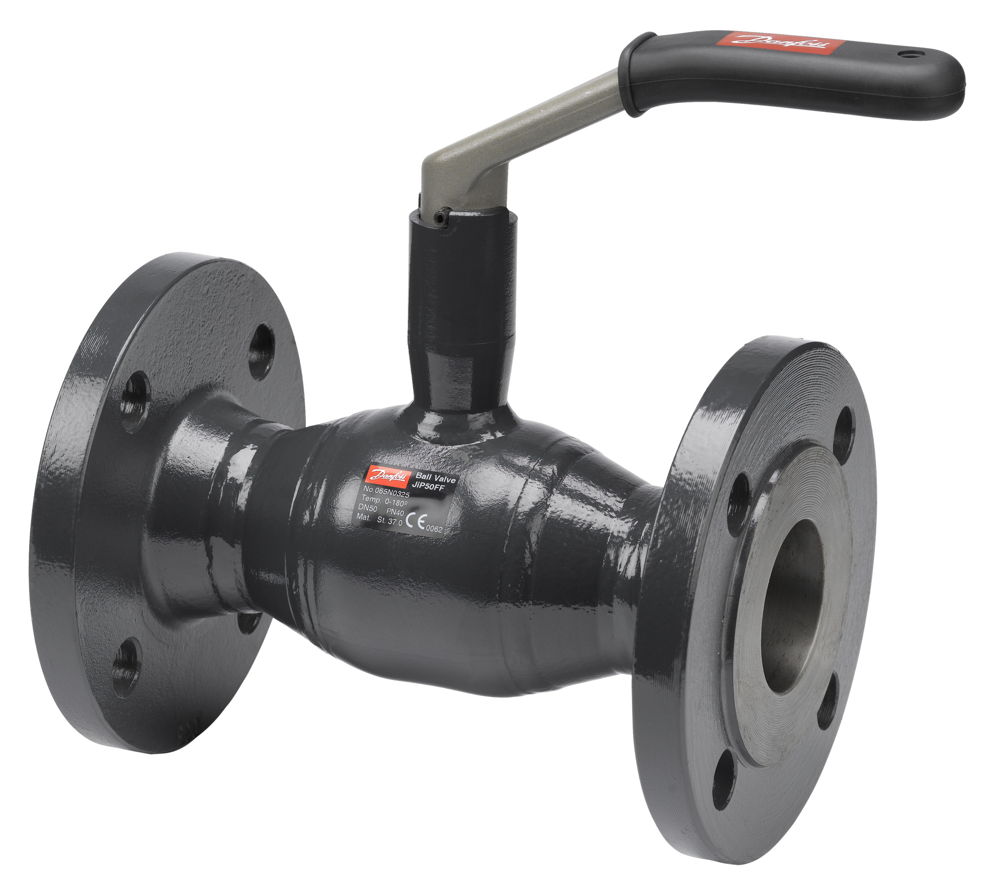 Danfoss JiP цельносварные из углеродистой стали с полным проходом (PN 16/25/40) JIP FF Кран шар полнопр Ду25 Ру40 руч 065N1310  - Вид №4