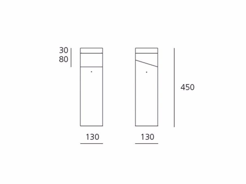 Литой алюминиевый светодиодный светильник Artemide Tetragono ARCH-00071614 - Вид №2