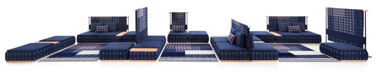 GAN Подушка из шерсти в прямоугольную полоску Lan sun-id-1394749 - Вид №2