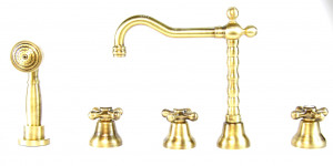 AM730402065 Смеситель на борт ванны , бронза Webert Armony