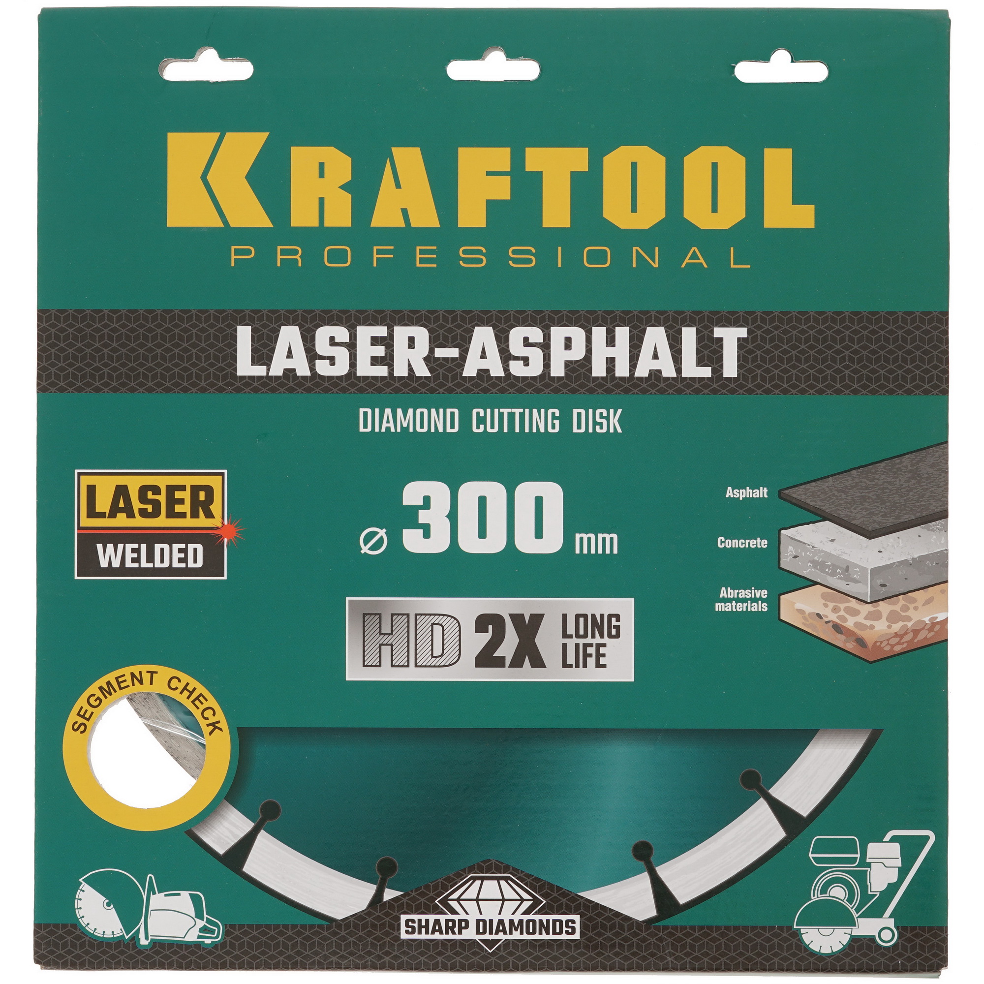 Диск алмазный KRAFTOOL LASER-ASPHALT 300 мм 9012385 STDN-0066036 - Вид №4