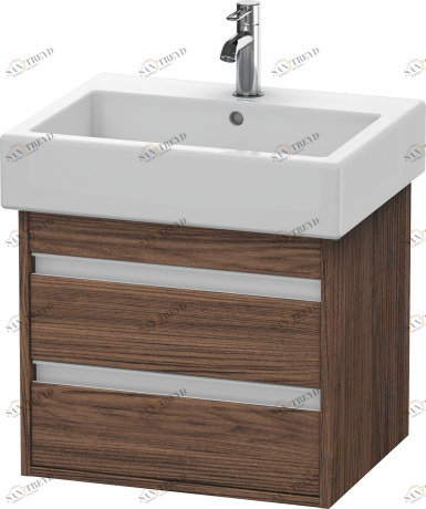 KT663602121 Ketho Тумбочка подвесная Орех темный декор Duravit