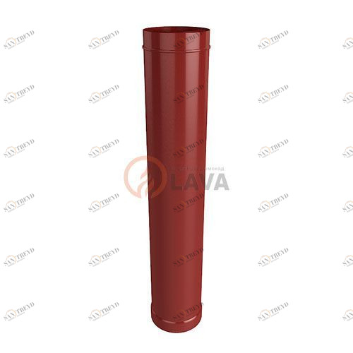Труба-сэндвич LAVA 130/200 мм. 1 м. красный (3011) 4427