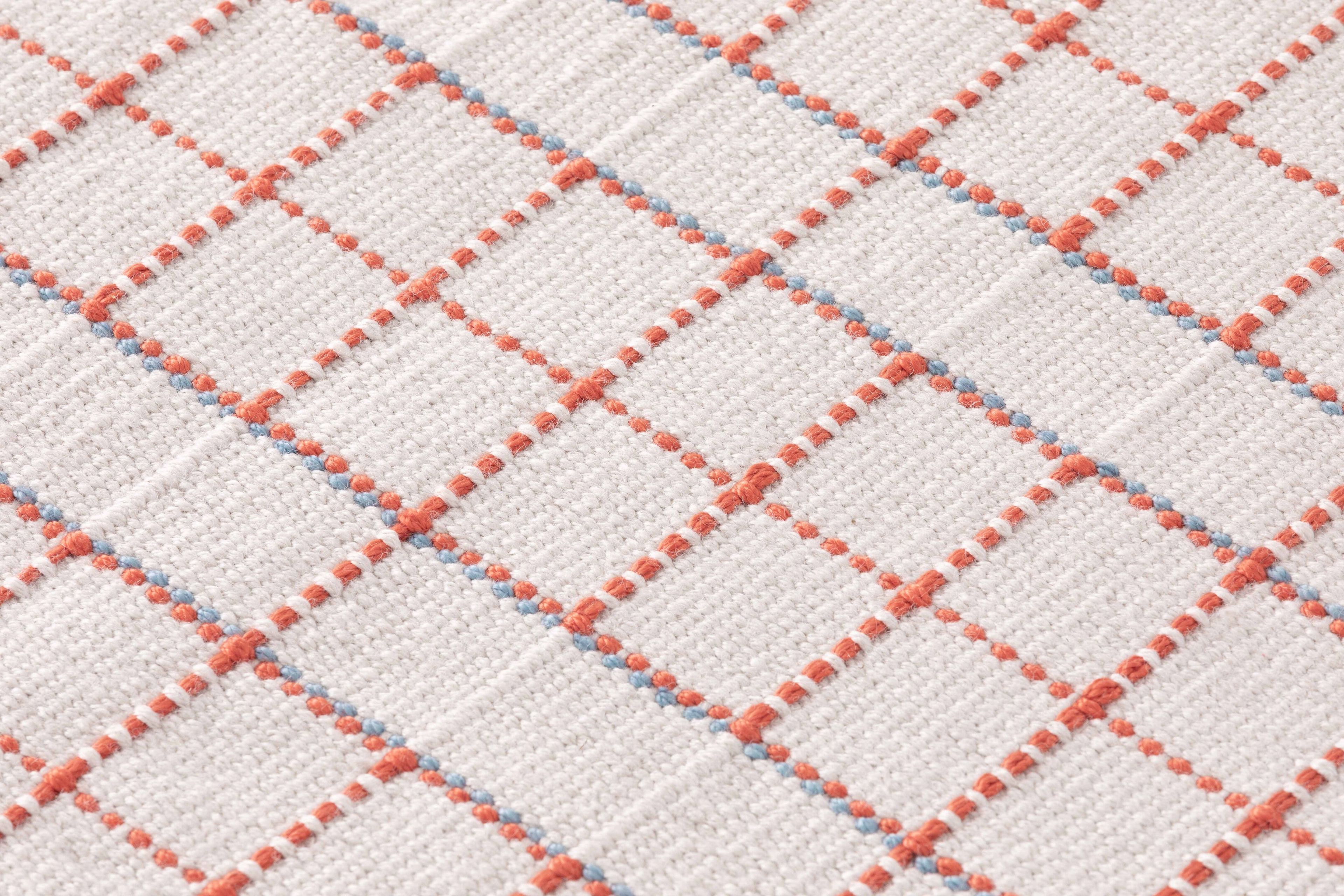 Рециркулированный ПЭТ прямоугольный ковер ручной работы GAN сетки ARCH-00143186 - Вид №1