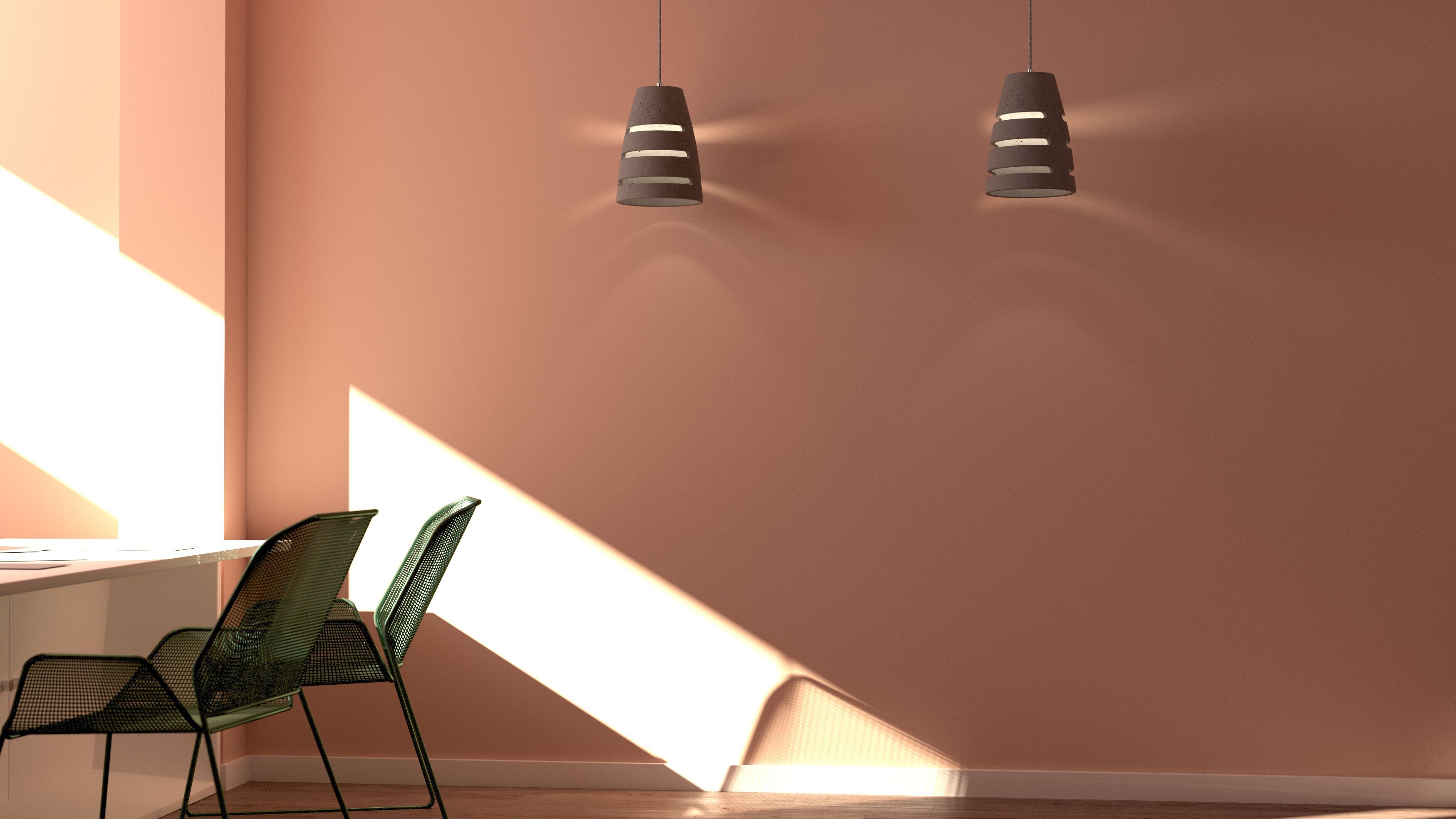 Бетонный подвесной светильник URBI et ORBI BATTAGLIA ARCH-00034798 - Вид №3