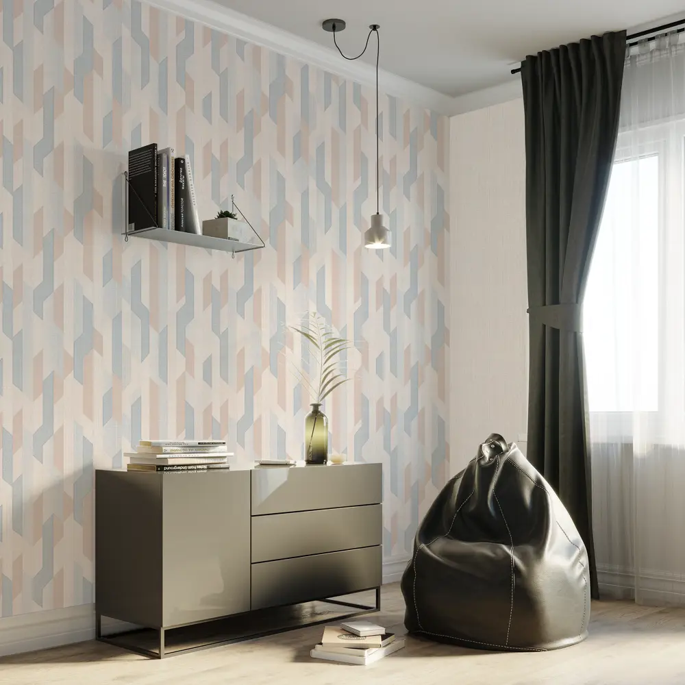 Обои флизелиновые Home Color Tact голубые 1.06 м HC31137-24 88120881 STLM-2114637 - Вид №3
