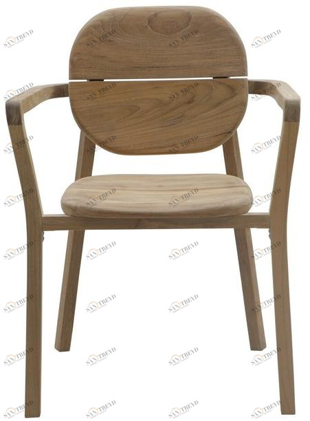 Il Giardino di Legno Садовый стул из массива дерева с подлокотниками Pebbles sun-id-1379590