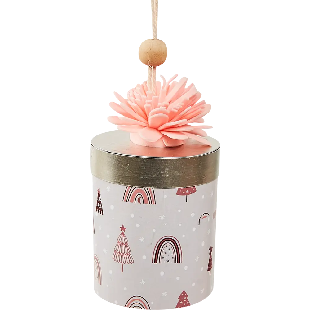 87036547 Елочная игрушка Коробка подарочная 10x5 цвет розовый STLM-0957520 Santreyd  - Вид №1