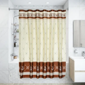 Штора для ванной комнаты «Якорь» 180х180 см цвет белый 16946343 STLM-2133626