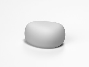 Овальный пуф с пенопластовым покрытием