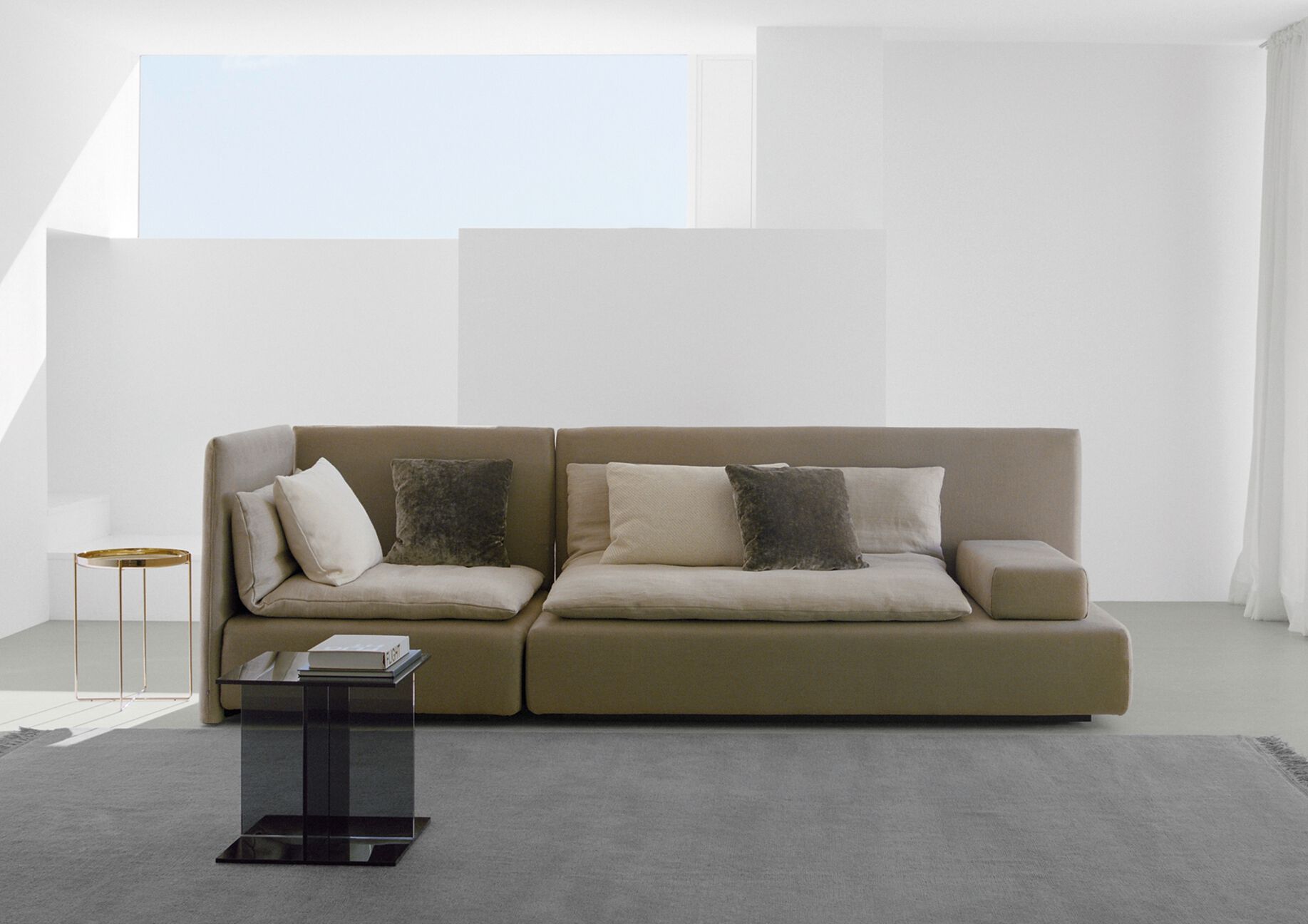 Стеклянный журнальный столик e15 VIER ARCH-00031165 - Вид №8