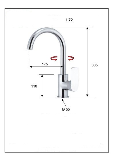 Смеситель для кухни Remer L72 L72 114329 - Вид №1