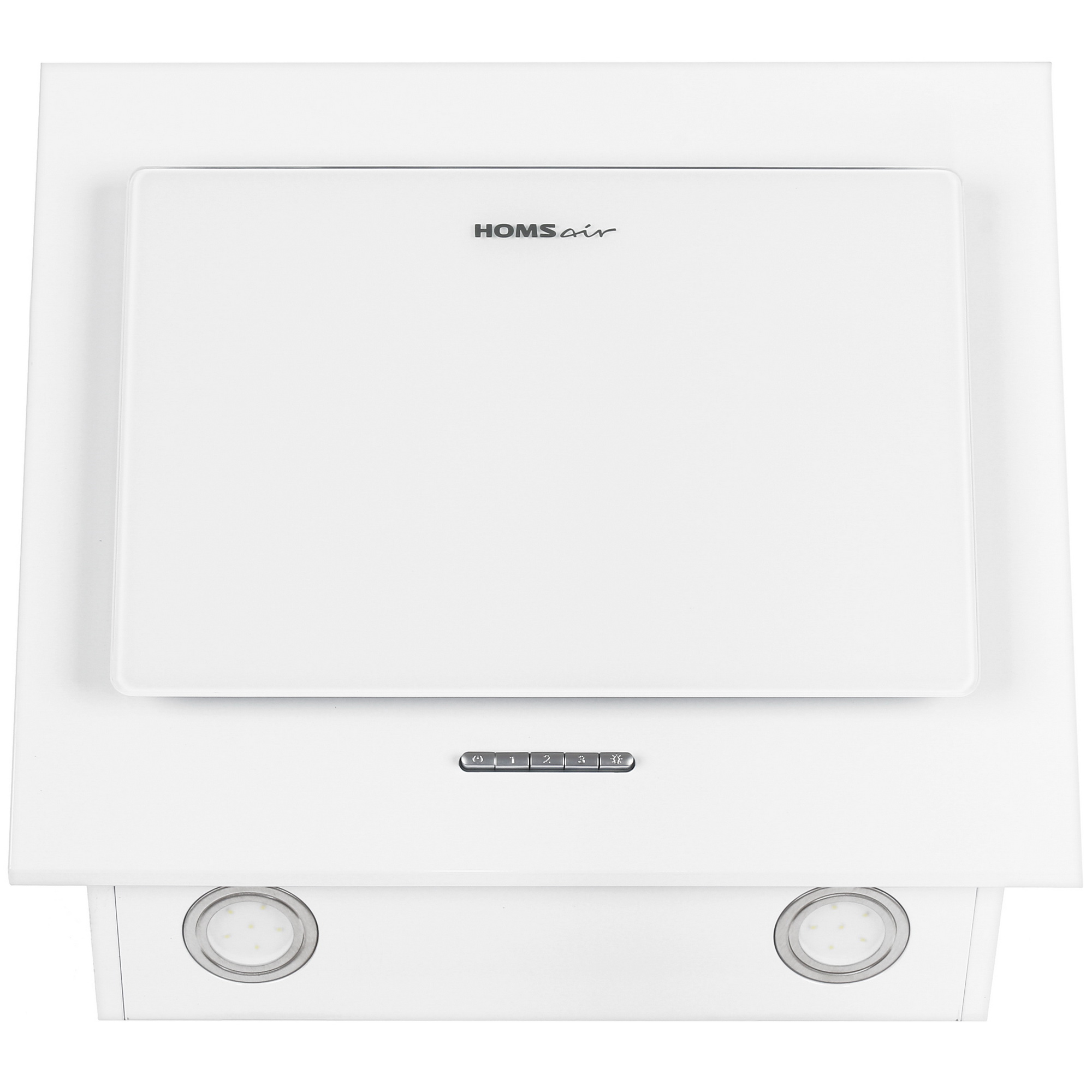 8160054 Вытяжка наклонная HOMSair BELL 50 белый/белый STDN-0038634 - Вид №1