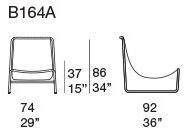 Paola Lenti Садовое кресло-салазки из синтетического волокна sun-id-1377268 - Вид №2