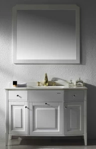 Смеситель для умывальника на три отверстия (Golden) Swan Gold F24287G-ENG bravat