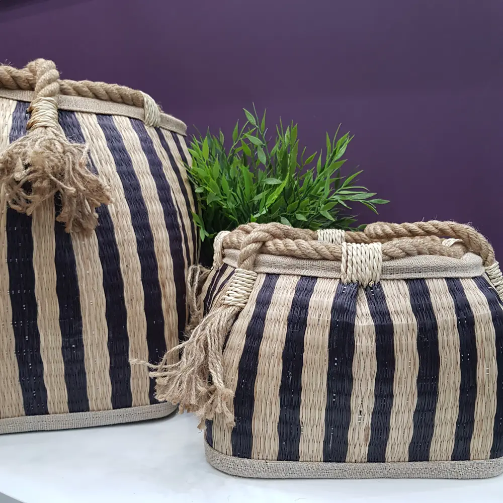 Корзина мягкая Kub HAP8547 36x36x29 см 24 л пальмовое волокно STORIDEA STLM-2011385 - Вид №5