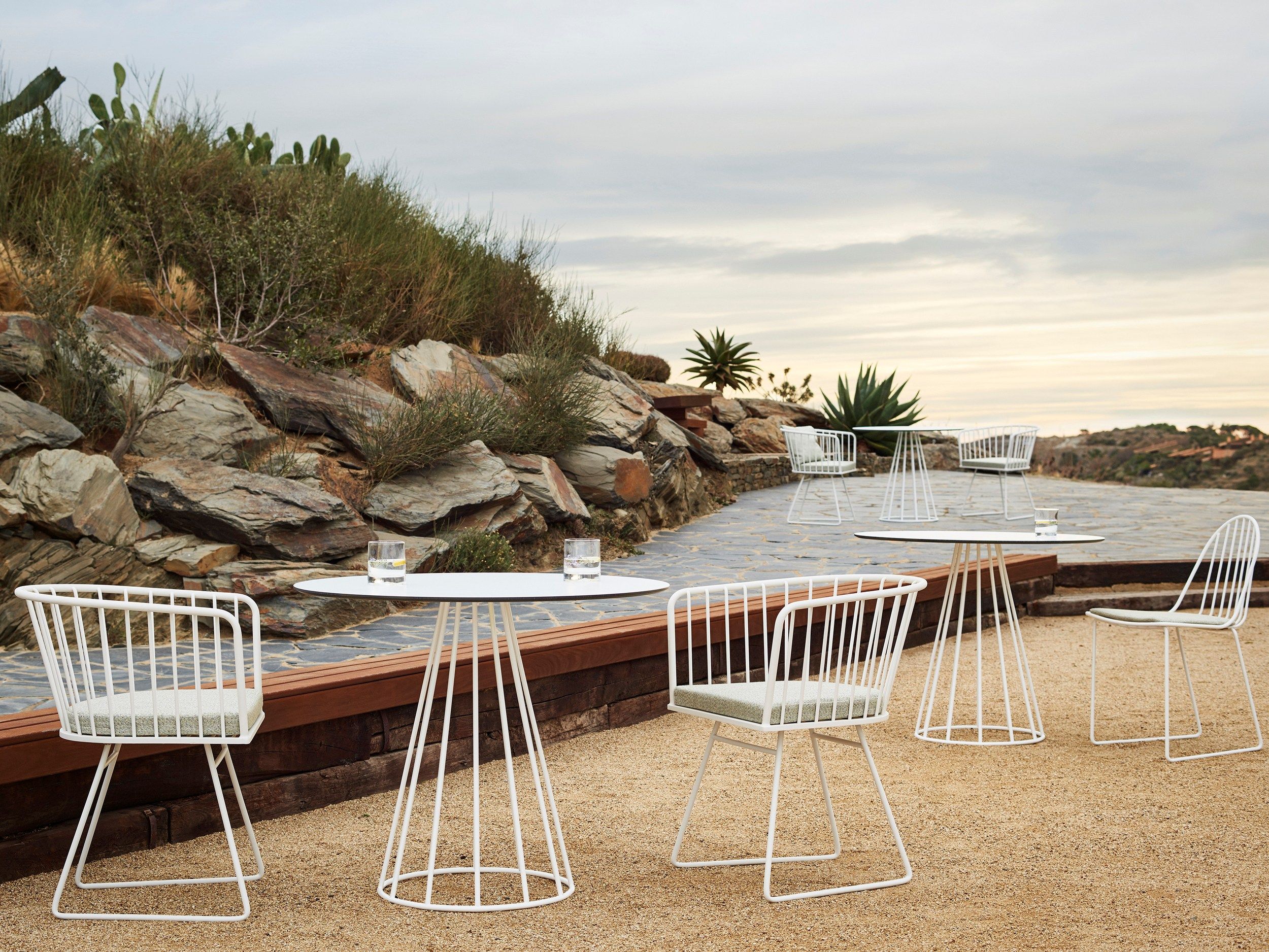 Алюминиевый стул с подлокотниками Bivaq Illa ARCH-00092820 - Вид №3