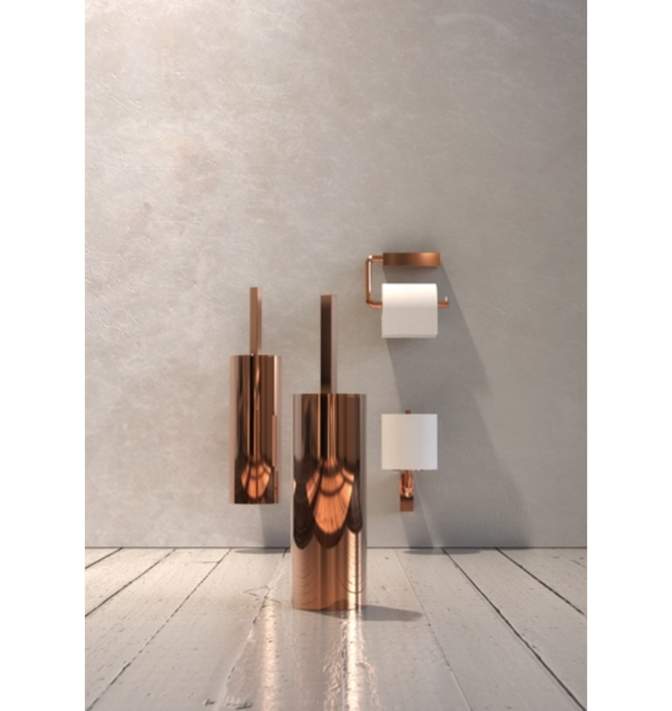 FROST Держатель туалетной бумаги 4 » медь Нержавеющая сталь Медь Q301516050  - Вид №2