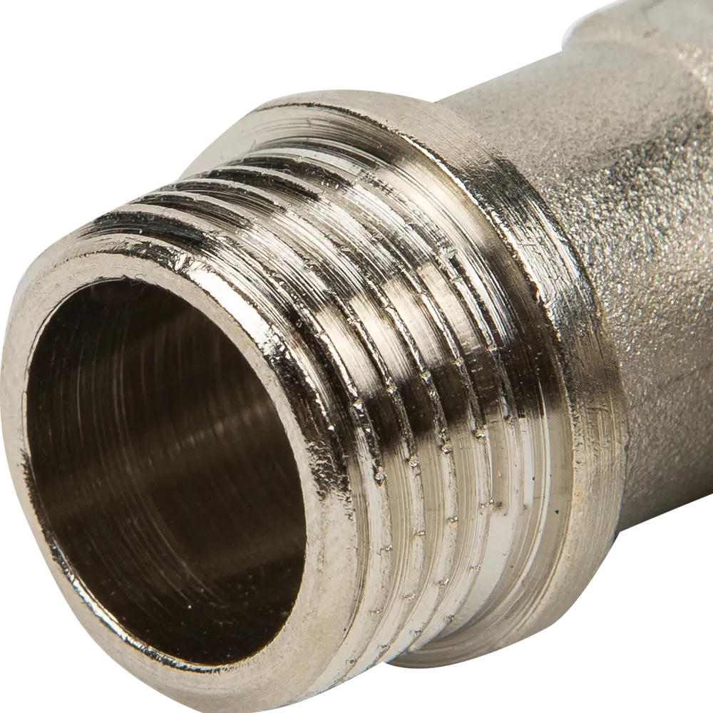 Угол Valtec наружная-наружная резьба 1/2" никелированная латунь VTr.093.N.0004 STLM-2026749 - Вид №1