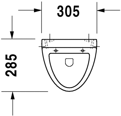 0823350007 Настенный писсуар, уринал с мушкой Duravit  - Вид №1