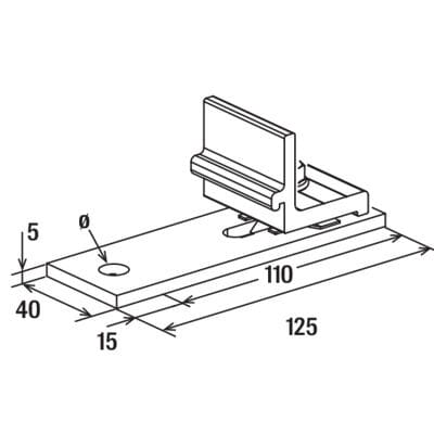 Металлический кронштейн FISCHER Fischer SSP SPEED A2 ARCH-00109659 - Вид №3