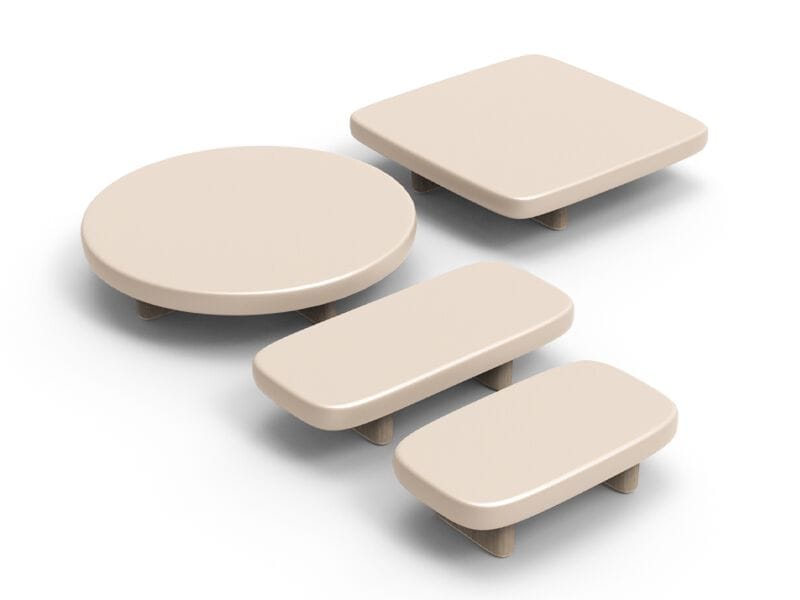 Квадратный низкий садовый столик Vondom Milos ARCH-00126784 - Вид №2