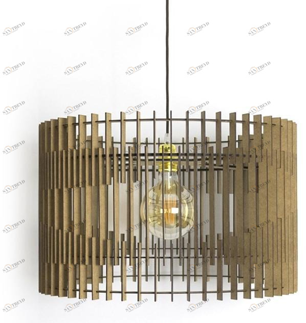 luxcambra Led подвесной светильник из мдф Arles sun-id-1386437