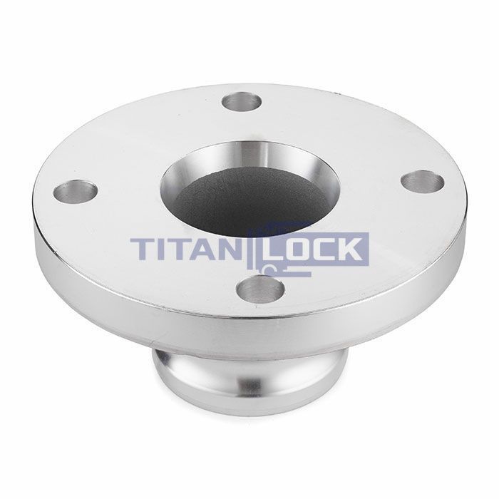 Камлок алюминиевый тип FA, ниппель с фланцем 5", TL500FAAL TITAN LOCK  - Вид №1