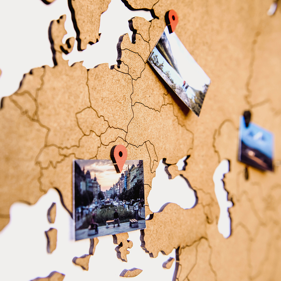 17-02 Пазл «wall decoration base» 130*78 коричневый Mimi 