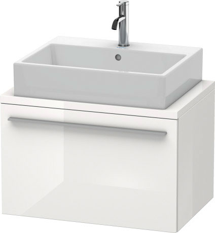 XL540108585 X-Large Тумбочка для компактной консоли Белый глянцевый лак Duravit - Вид №2