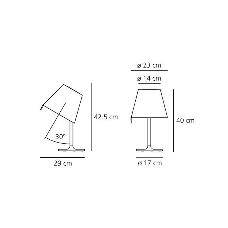 Настольная лампа 0710010A от Artemide ARTEMIDE КЛАССИЧЕСКИЕ 244845 Серебро;серый  - Вид №7