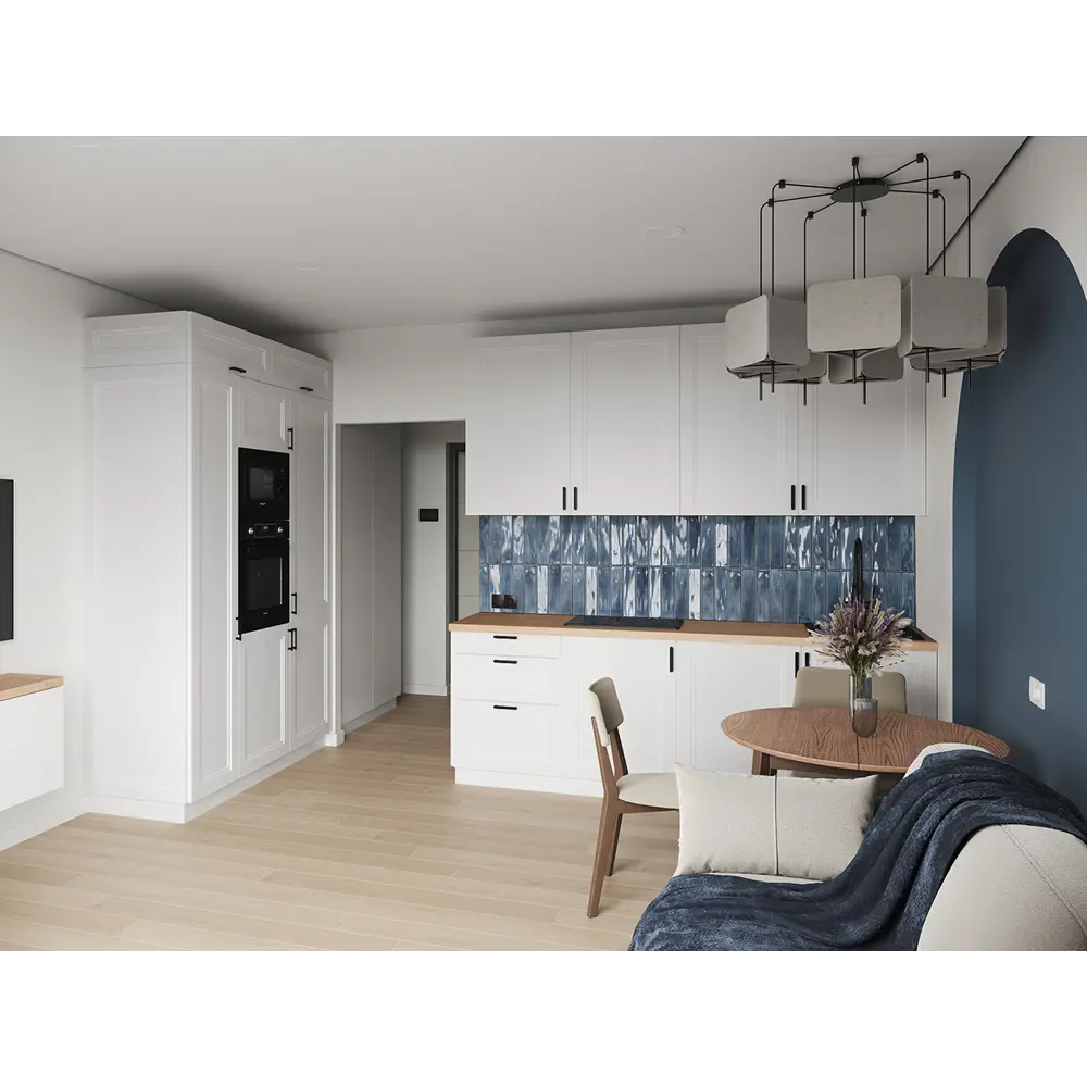 Фальшпанель Konsensa для кухонного шкафа Котлас 10x102 см белый МДФ 89423135 STLM-1580006 - Вид №10