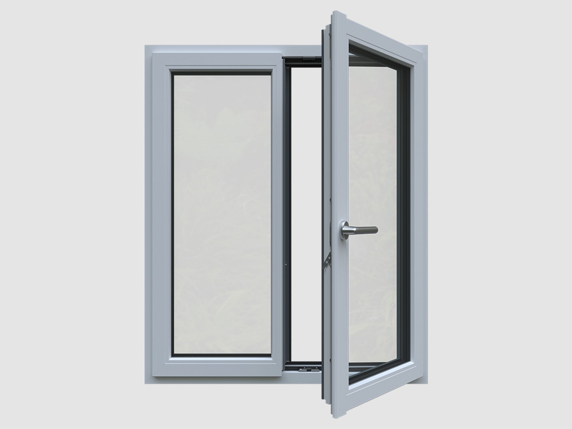 Окно с тройным остеклением из ПВХ QFORT Stars ARCH-00024384